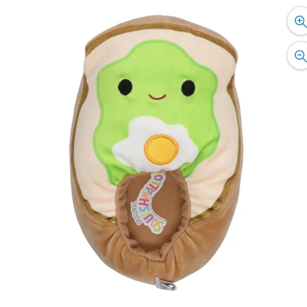 Squishmallow toast slippers